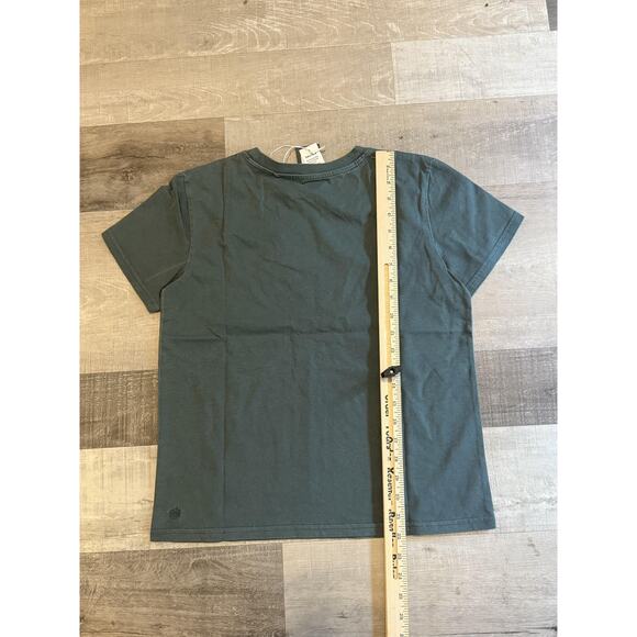 Alpine Design Shirt Mens Medium Green Crew Neck Short Sleeve Organic Cotton Tee - Picture 9 of 9